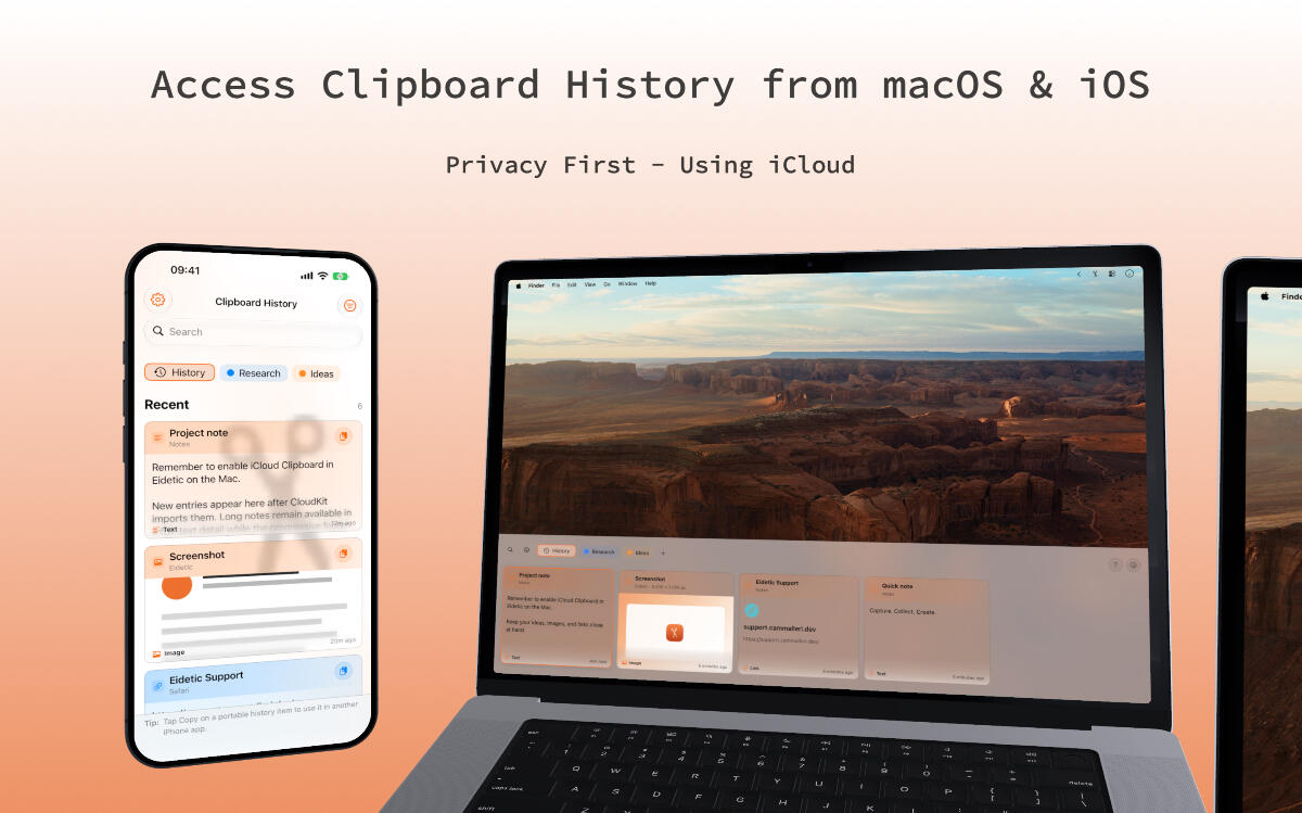 Eidetic - Beautiful Clips & Screenshots